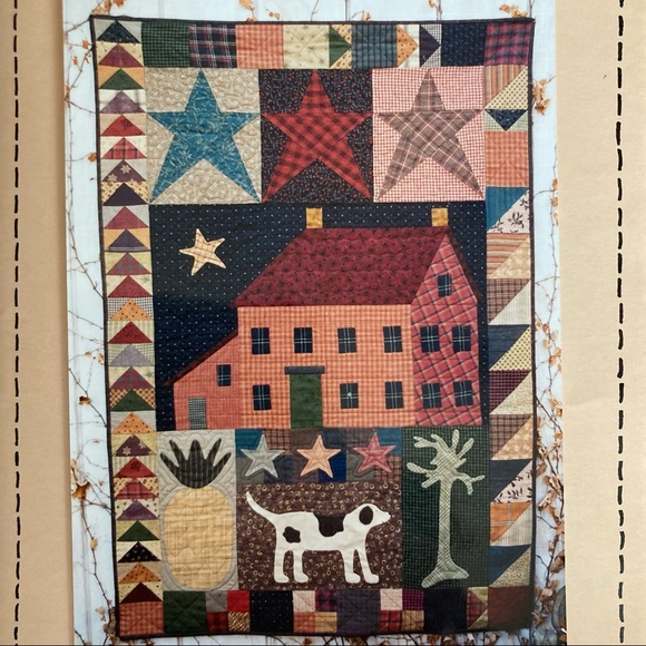 Quilt Pattern - Country Threads - Somebody’s Home - Throw or Wall Hanging - Picture 9 of 9